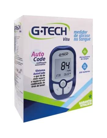 KIT MEDIDOR DE GLICOSE G-TECH VITA