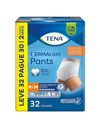 ROUPA INTIMA TENA DERMACARE PANTS P/M L32P30