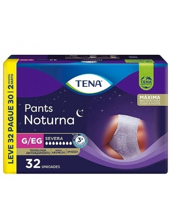 ROUPA INTIMA TENA PANTS NOTURNA G/EG L32P30