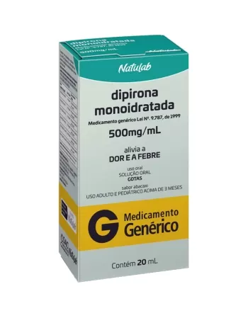 DIPIRONA MONOIDRATADA 500MG GOTAS