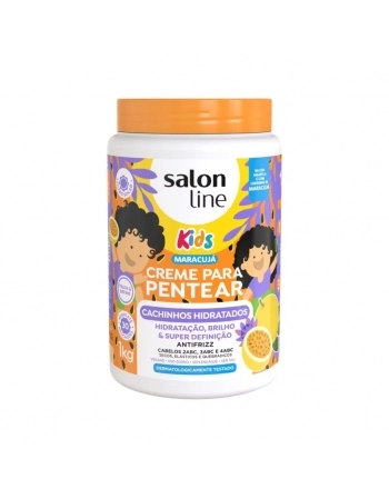 CREME PENTEAR KIDS CACHINHOS PODEROSOS MARACUJA 1KG SALON LINE