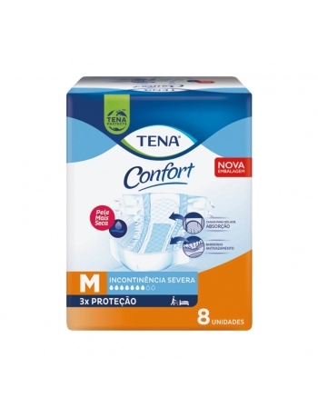 FRALDA TENA CONFORT ADULTO M 8UN ESSITY