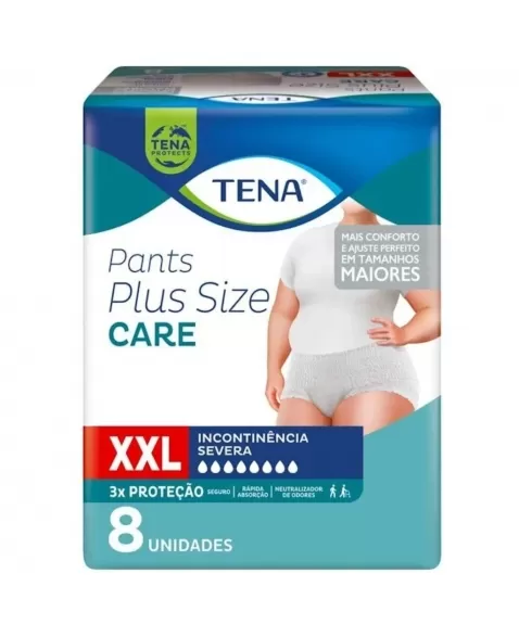 FRALDA TENA PLUS SIZE CARE 8UND XXL ESSITY