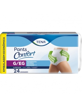ROUPA INTIMA TENA PANTS CONFORT G/EG 24 UND
