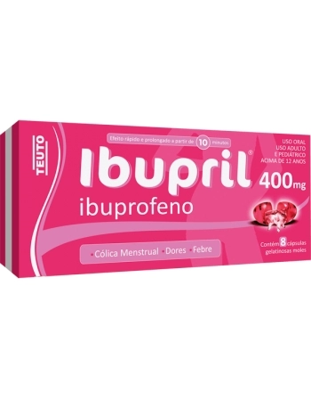 IBUPRIL 400MG 08CPS GEL TEUTO