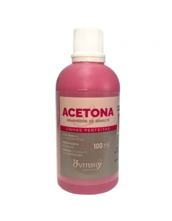 REMOVEDOR DE ESMALTE ACETONA 100 ML - BUTTERFLY