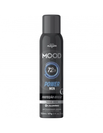 MOOD DESODORANTE AER POWER MEN 150ML 72H AEROFLEX