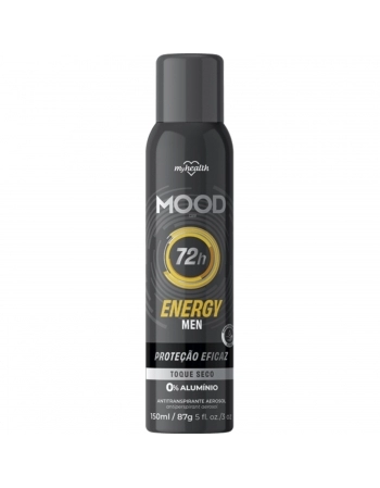 MOOD DESODORANTE AER ENERGY MEN 150ML 72H AEROFLEX