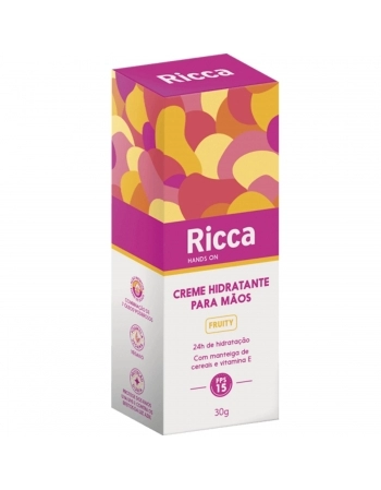 RICCA CREME HIDRATANTE P/ MAOS FRUITY FPS 15 BELLIZ