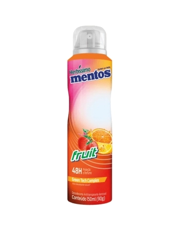 DESODORANTE AER MENTOS FRUIT 48HR 150ML HERBISSIMO