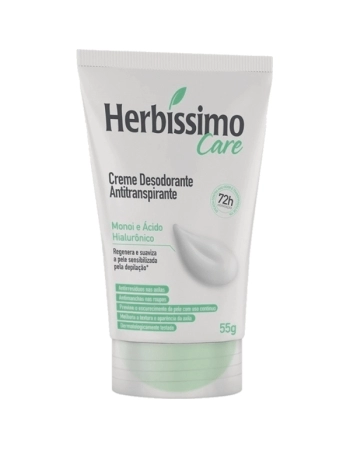 DESODORANTE CREME MONOI E ACIDO HIALURONICO 72HR 55G HERBISSIMO