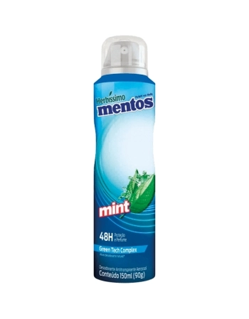 DESODORANTE AER MENTOS MINT 48HR 150ML HERBISSIMO