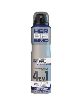 DESODORANTE AER SNOW MOON 4EM1 48HRS 150ML HERBISSIMO