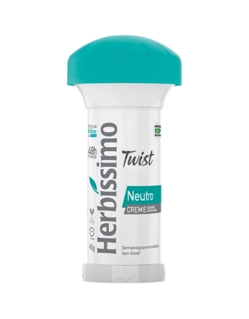 DESODORANTE CREME TWIST NEUTRO 72HR 45G HERBISSIMO