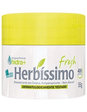 DESODORANTE CREME FRESH 48HR 55G HERBISSIMO