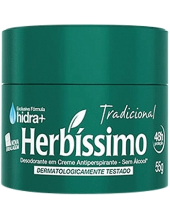 DESODORANTE CREME TRADICIONAL 48HR 55G HERBISSIMO