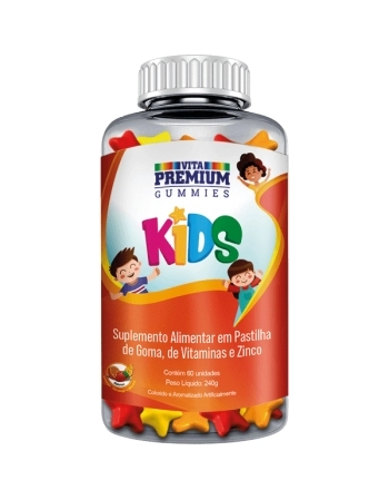 KIDS GUMMIES C/60 GOMAS ABAC/MOR/LAR VIT+ZINCO VITA PREMIUM