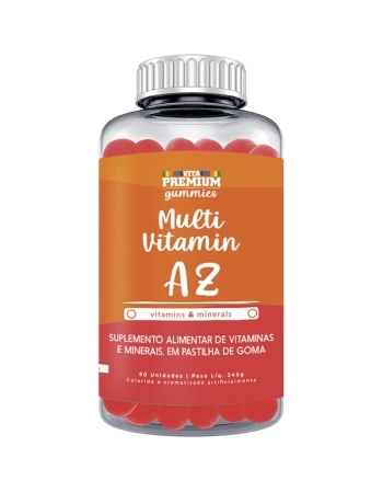 GUMMIES A Z MULTIVITAMIN C/60 GOMAS FRAMBOESA VITA PREMIUM