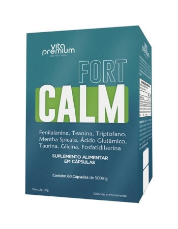 FORT CALM SUPLEMENTO ALIMENTAS C/60 CAPS VITA PREMIUM