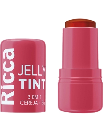 RICCA BASTAO BATOM/BLUSH/SOMBRA CEREJA 3EM 1 5GR BELLIZ