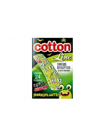 CURATIVO ANTISSEPTICO HORRIPILANTES 24UN COTTON
