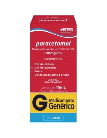 G.PARACETAMOL BEBE 100MG/ML SUSP ORAL FRAMBOESA TEUTO