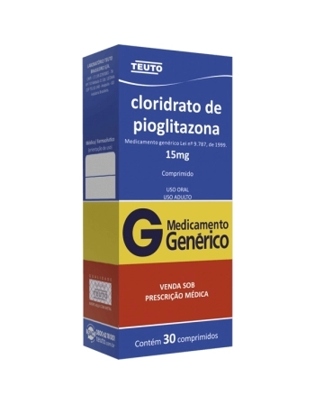 G.PIOGLITAZONA 15MG 30CPR TEUTO