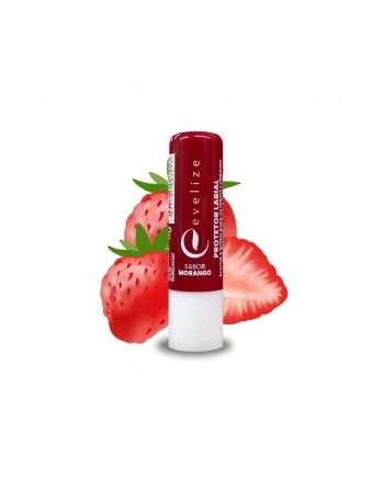 EVELISE PROTETOR LABIAL BATON SABOR MORANGO CX C/12UND NATUPHITOS