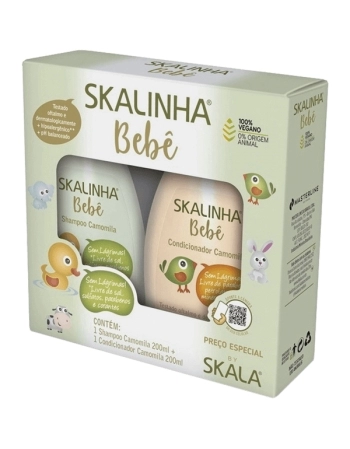 SKALINHA KIT SH+COND CAMOMILA BEBE 200ML SKALA