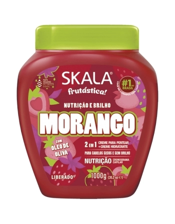 SKALA CREME DE TRATAM FRUTASTICA MORANGO 2 EM 1 1KG