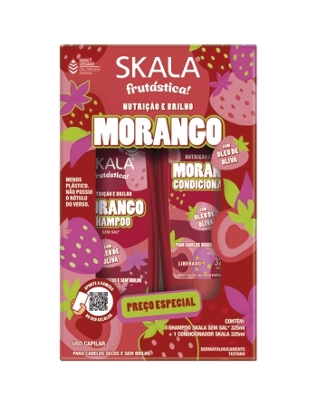 SKALA KIT SH+COND FRUTASTICA MORANGO 325ML
