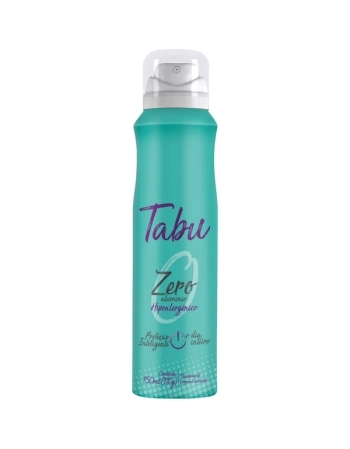 DESODORANTE AER TABU ZERO ALUMINIO HIPOALERGENICO 150ML