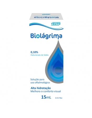 BIOLAGRIMA 0,15% SOL P/ LENTE CONTATO FR 10ML TEUTO