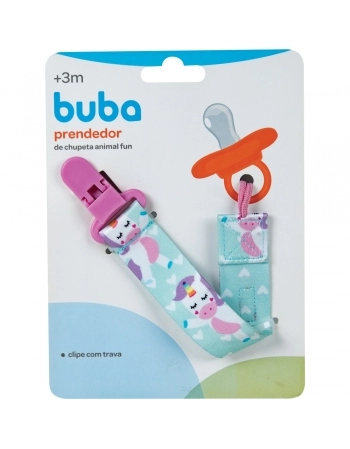 BUBA PRENDEDOR DE CHUPETA ANIMAL FUN UNICORNIO