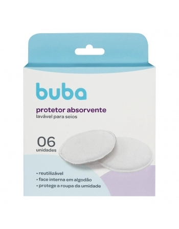 BUBA PROTETOR ABSORVENTE PARA SEIOS LAVAVEIS 6UND