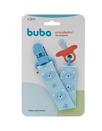 BUBA PRENDEDOR DE CHUPETA URSINHO AZUL