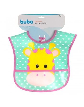 BUBA BABADOR C/BOLSO ANIMAL FUN GIRAFA