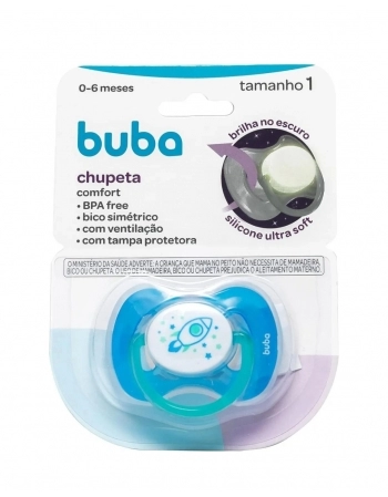 BUBA CHUPETA Nº1 FOGUETE NOTURNA C/TAMPA PROTETORA