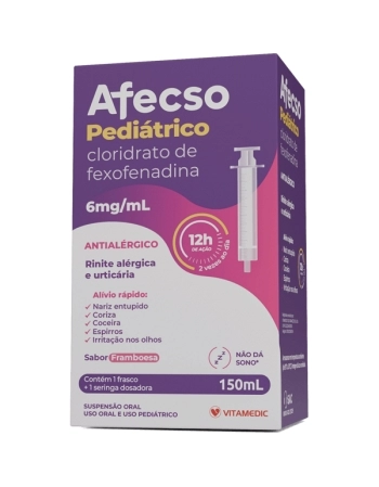 G.FEXOFENADINA 150ML SERINGA DOSAD PEDIATR VITAMEDIC