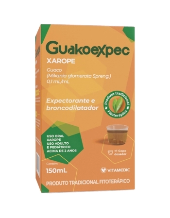 GUACOEXPEC XPE ADULT/PEDIATR 150ML VITAMEDIC