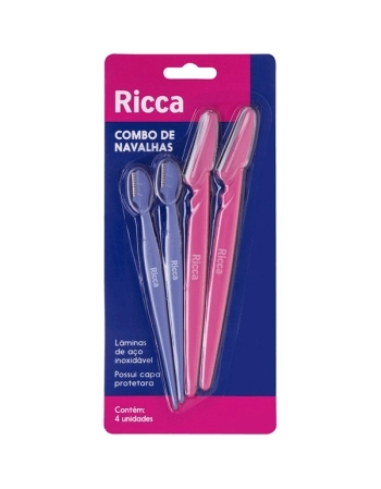 NAVALHA PARA SOBRANCELHA RICCA 4UN BELLIZ