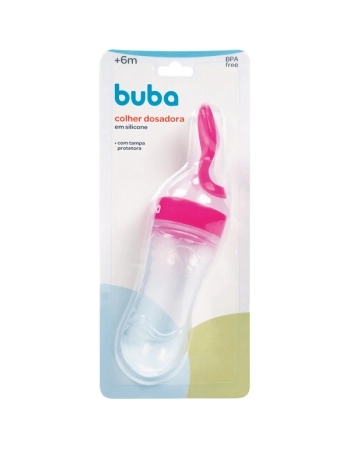 BUBA COLHER DOSADORA ROSA