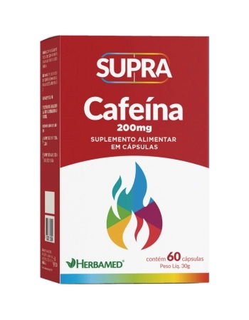SUPRA CAFEINA 200MG 60CPS HERBAMED