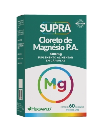 SUPRA CLORETO DE MAGNESIO P.A 300MG HERBAMED