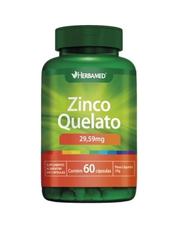 ZINCO QUELATO 29,59MG 60CPS HERBAMED