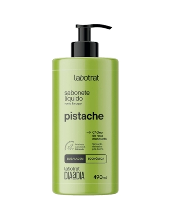SABONETE LIQUIDO ROSTO E CORPO PISTACHE 490ML LABOTRAT
