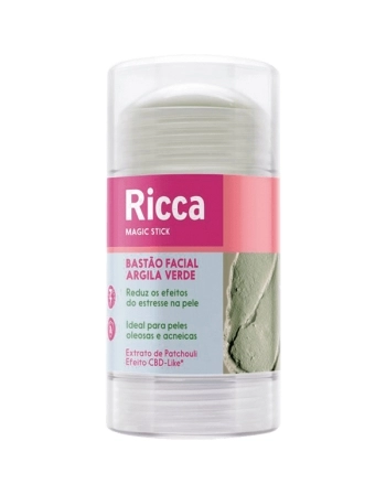 RICCA BASTAO FACIAL ARGILA VERDE 30GR BELLIZ