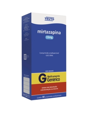 G.MIRTAZAPINA 15MG 30CPR ORODISPERCIVEL P344 TEUTO
