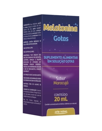 MELATONINA GTS MARACUJA 20ML ARTE NATIVA