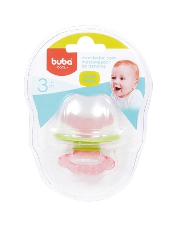 BUBA MORDEDOR MASSAGEADOR GENGIVA ROSA